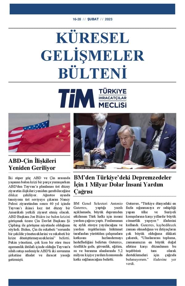 16-28 Şubat 2023 Bülteni 